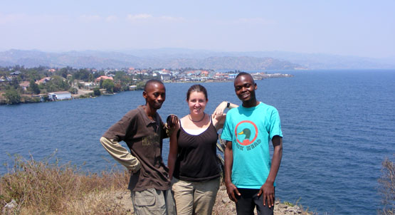 my congolese hill hiking buddies