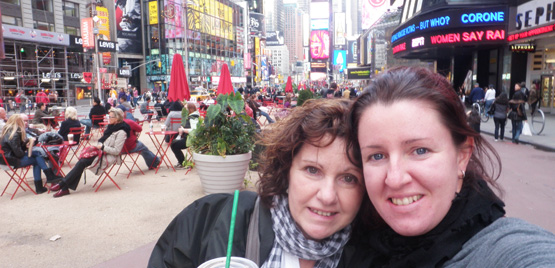 Mom and I in NYC
