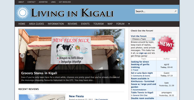 Living in Kigali Site