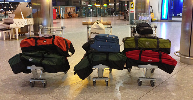 5,500 Maps in Bags at Heathrow